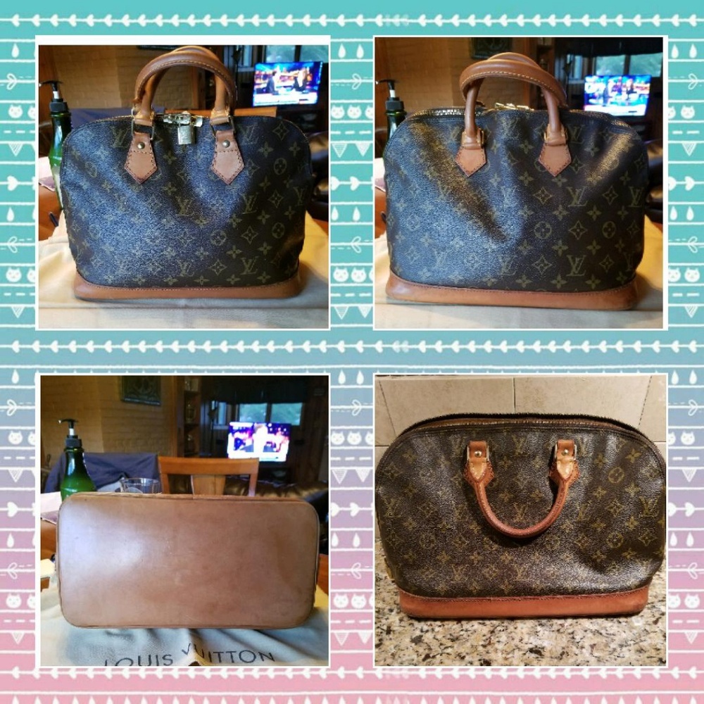Authentic vintage Louis Vuitton Alma PM
